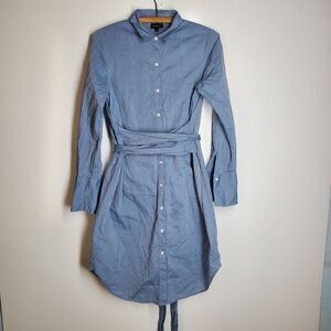 Who What Wear T-shirt Denim like Button Down Dress.  Size XS